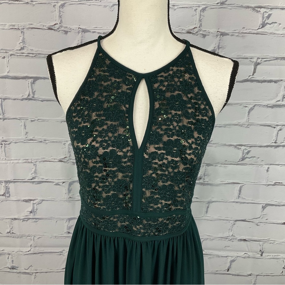 Night Way Lace Bodice Prom Dress, Size 8 - Picture 2 of 14
